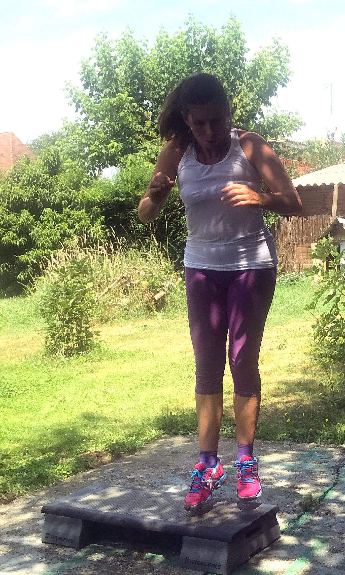 Cours de step avec Plénitude en mouvement